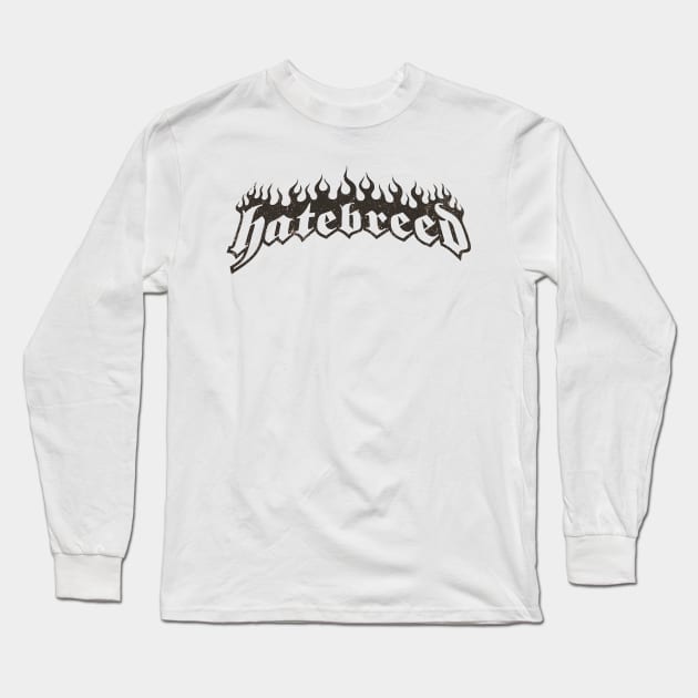 Vintage Hatebreed Long Sleeve T-Shirt by Glitch LineArt